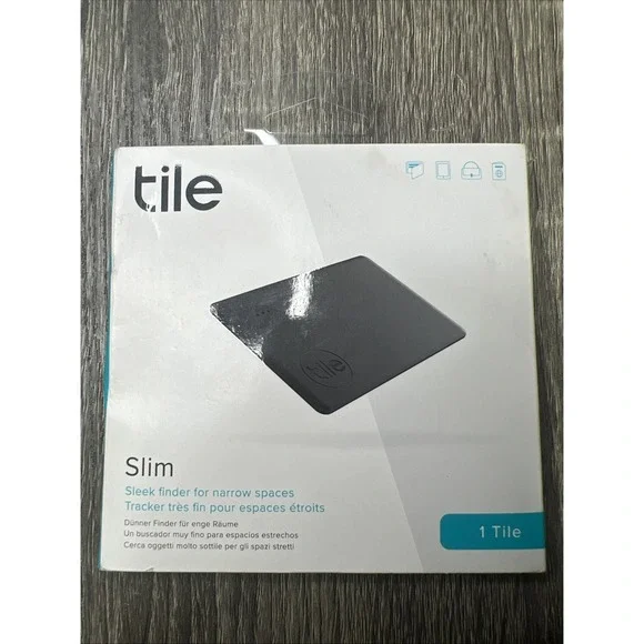 New! Tile Slim Bluetooth Tracker Wallet Finder Locator 3 Year Battery NIP - Picture 1 of 5